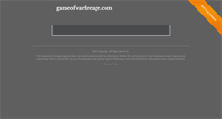 Desktop Screenshot of gameofwarfireage.com